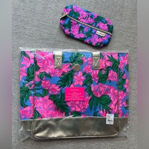 NWT Lilly Pulitzer Tote Bag and Accessories Case